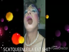 Scatqueenleila consumes kaviar.